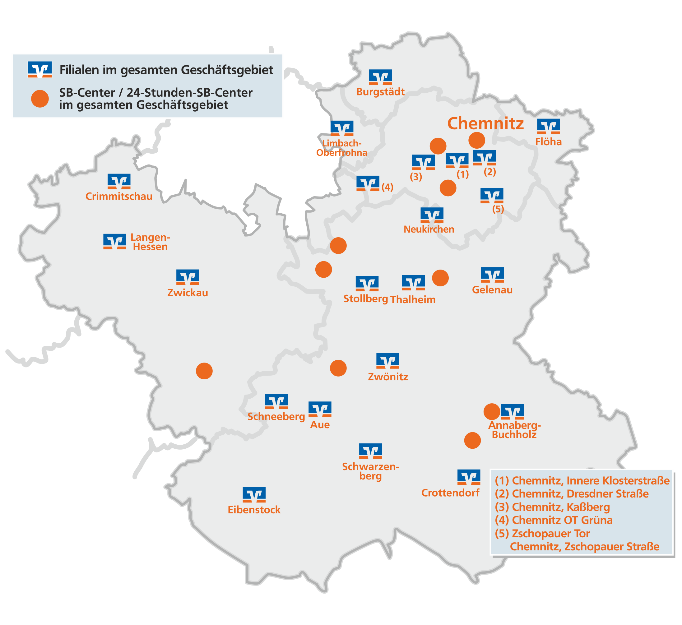 Ubersicht Filialen Volksbank Chemnitz Eg